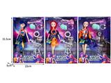 OBL10467402 - 11.5寸实身11关节K-POP猎魔女团娃娃带配件（带灯光音乐）