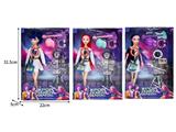 OBL10467403 - 11.5寸实身11关节K-POP猎魔女团娃娃带配件（带灯光音乐）