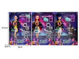 OBL10467404 - 11.5寸实身11关节K-POP猎魔女团娃娃带配件（带灯光音乐）