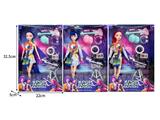 OBL10467405 - 11.5寸实身11关节K-POP猎魔女团娃娃带配件（带灯光音乐）