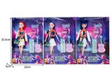 OBL10467408 - 11.5寸实身11关节K-POP猎魔女团娃娃带配件（带灯光音乐）