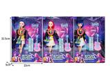 OBL10467409 - 11.5寸实身11关节K-POP猎魔女团娃娃带配件（带灯光音乐）
