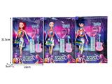OBL10467411 - 11.5寸实身11关节K-POP猎魔女团娃娃带配件（带灯光音乐）
