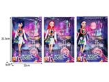 OBL10467413 - 11.5寸实身11关节K-POP猎魔女团娃娃带配件（带灯光音乐）