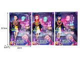 OBL10467414 - 11.5寸实身11关节K-POP猎魔女团娃娃带配件（带灯光音乐）