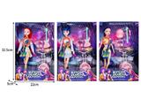 OBL10467415 - 11.5寸实身11关节K-POP猎魔女团娃娃带配件（带灯光音乐）