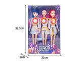 OBL10467425 - 11.5寸实身11关节K-POP猎魔女团娃娃3只装（带灯光音乐）