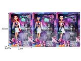 OBL10467433 - 11.5寸实身11关节K-POP猎魔女团娃娃带配件（带灯光音乐）