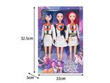 OBL10467443 - 11.5寸实身11关节K-POP猎魔女团娃娃3只装（带灯光音乐）