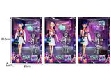 OBL10467453 - 11.5寸实身11关节K-POP猎魔女团娃娃带配件（带灯光音乐）