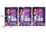 OBL10467458 - 11.5寸实身11关节K-POP猎魔女团娃娃带配件（带灯光音乐）