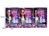 OBL10467459 - 11.5寸实身11关节K-POP猎魔女团娃娃带配件（带灯光音乐）