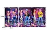 OBL10467471 - 11.5寸实身11关节K-POP猎魔男团猎魔女团娃娃2只装带配件（带灯光音乐）