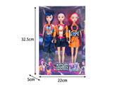OBL10467472 - 11.5寸实身11关节K-POP猎魔女团娃娃3只装（带灯光音乐）