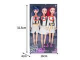 OBL10467483 - 11.5寸实身11关节K-POP猎魔女团娃娃3只装（带灯光音乐）