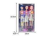 OBL10467486 - 11.5寸实身11关节K-POP猎魔女团娃娃3只装（带灯光音乐）