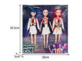 OBL10467488 - 11.5寸实身11关节K-POP猎魔女团娃娃3只装（带灯光音乐）