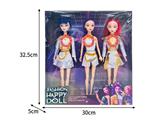OBL10467490 - 11.5寸实身11关节K-POP猎魔女团娃娃3只装（带灯光音乐）