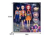 OBL10467492 - 11.5寸实身11关节K-POP猎魔女团娃娃3只装带配件（带灯光音乐）