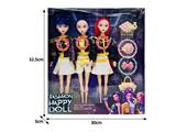 OBL10467494 - 11.5寸实身11关节K-POP猎魔女团娃娃3只装带配件（带灯光音乐）