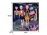 OBL10467502 - 11.5寸实身11关节K-POP猎魔女团娃娃3只装带配件（带灯光音乐）