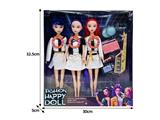 OBL10467503 - 11.5寸实身11关节K-POP猎魔女团娃娃3只装带配件（带灯光音乐）