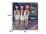 OBL10467508 - 11.5寸实身11关节K-POP猎魔女团娃娃3只装带配件（带灯光音乐）