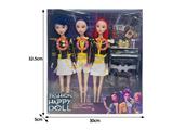 OBL10467509 - 11.5寸实身11关节K-POP猎魔女团娃娃3只装带配件（带灯光音乐）