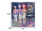 OBL10467511 - 11.5寸实身11关节K-POP猎魔女团娃娃3只装带配件（带灯光音乐）
