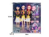 OBL10467514 - 11.5寸实身11关节K-POP猎魔女团娃娃3只装带配件（带灯光音乐）