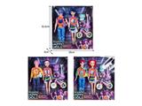 OBL10467525 - 11.5寸实身11关节K-POP猎魔男团猎魔女团娃娃2只装带配件（带灯光音乐）