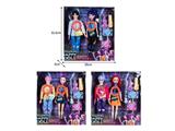 OBL10467527 - 11.5寸实身11关节K-POP猎魔男团猎魔女团娃娃2只装带配件（带灯光音乐）