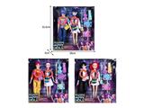 OBL10467528 - 11.5寸实身11关节K-POP猎魔男团猎魔女团娃娃2只装带配件（带灯光音乐）