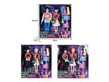 OBL10467529 - 11.5寸实身11关节K-POP猎魔男团猎魔女团娃娃2只装带配件（带灯光音乐）