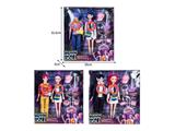 OBL10467533 - 11.5寸实身11关节K-POP猎魔男团猎魔女团娃娃2只装带配件（带灯光音乐）