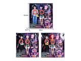 OBL10467534 - 11.5寸实身11关节K-POP猎魔男团猎魔女团娃娃2只装带配件（带灯光音乐）