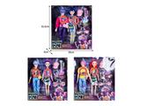 OBL10467536 - 11.5寸实身11关节K-POP猎魔男团猎魔女团娃娃2只装带配件（带灯光音乐）