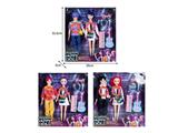OBL10467538 - 11.5寸实身11关节K-POP猎魔男团猎魔女团娃娃2只装带配件（带灯光音乐）