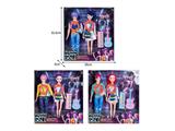 OBL10467540 - 11.5寸实身11关节K-POP猎魔男团猎魔女团娃娃2只装带配件（带灯光音乐）
