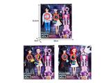 OBL10467544 - 11.5寸实身11关节K-POP猎魔男团猎魔女团娃娃2只装带配件（带灯光音乐）