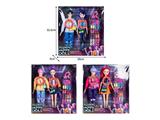OBL10467547 - 11.5寸实身11关节K-POP猎魔男团猎魔女团娃娃2只装带配件（带灯光音乐）