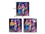 OBL10467550 - 11.5寸实身11关节K-POP猎魔男团猎魔女团娃娃2只装带配件（带灯光音乐）