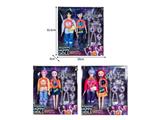 OBL10467552 - 11.5寸实身11关节K-POP猎魔男团猎魔女团娃娃2只装带配件（带灯光音乐）