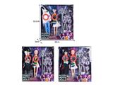 OBL10467554 - 11.5寸实身11关节K-POP猎魔男团猎魔女团娃娃2只装带配件（带灯光音乐）