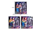 OBL10467555 - 11.5寸实身11关节K-POP猎魔男团猎魔女团娃娃2只装带配件（带灯光音乐）