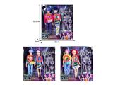 OBL10467556 - 11.5寸实身11关节K-POP猎魔男团猎魔女团娃娃2只装带配件（带灯光音乐）