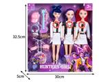 OBL10467593 - 11.5寸实身11关节K-POP猎魔女团娃娃3只装带配件（带灯光音乐）