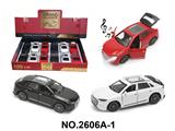 OBL10468441 - 1:36回力合金车模-奥迪Q8 带灯光音乐（12只/展示盒）   3色混装