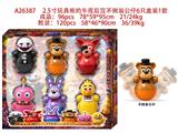 OBL10469721 - 2.5寸玩具熊的午夜后宫不倒翁公仔6只盒装 1款