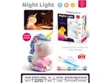 OBL10474188 - 独角兽DIY涂鸦彩绘夜灯存钱罐